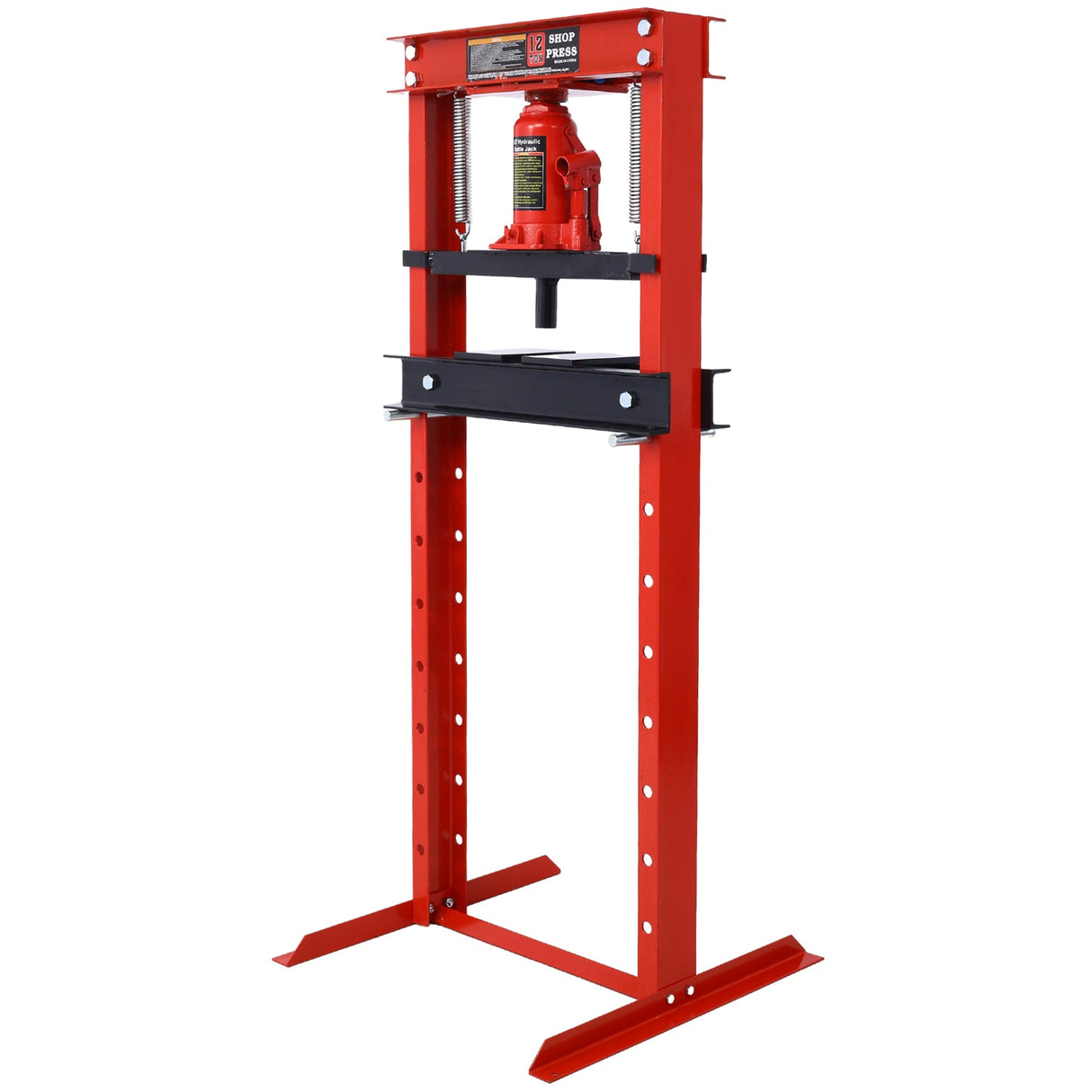 Hydraulic Shop Press - 12-Ton Capacity