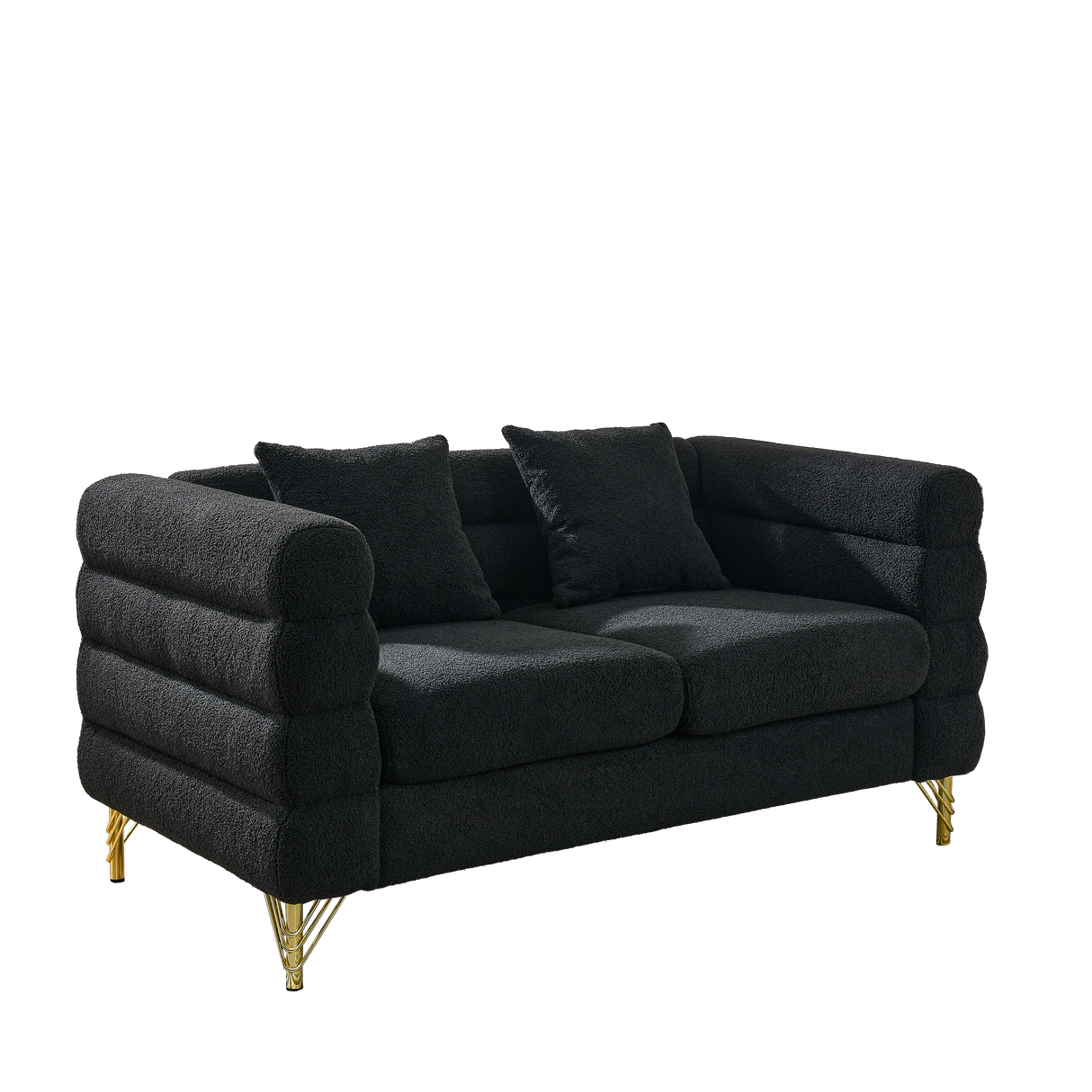60-Inch Oversized 2-Seater Sectional Sofa