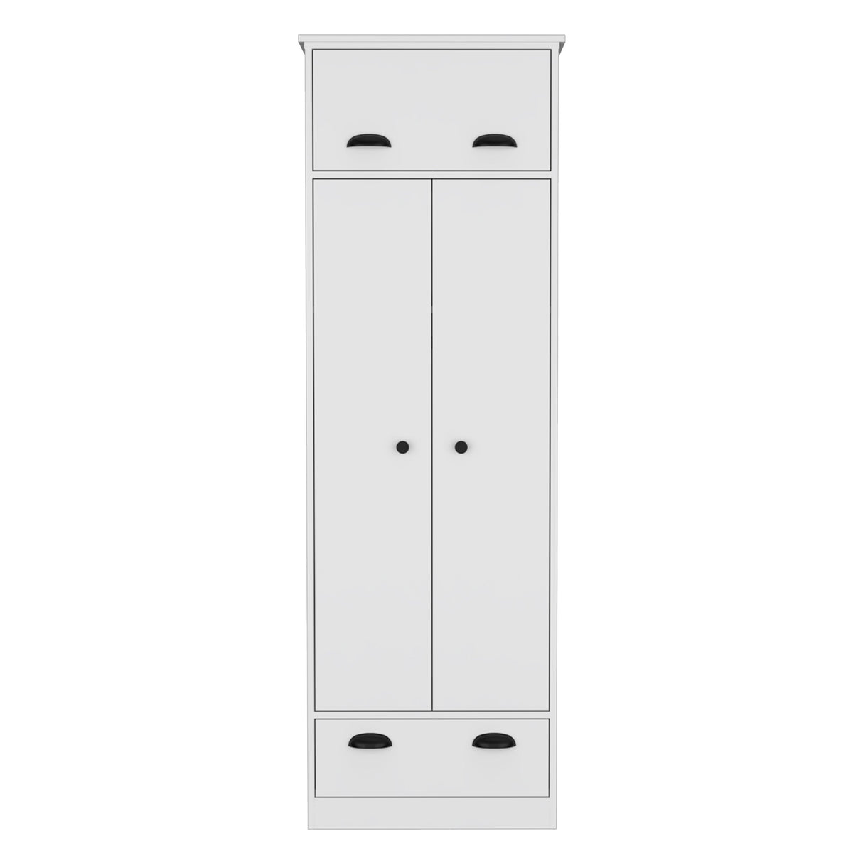 Dresser-Closet with Upper Storage Covered with 1 Door
