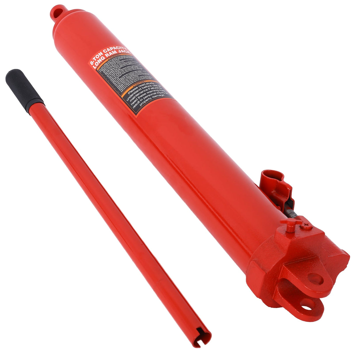 Hydraulic Long Ram Jack with Clevis Base