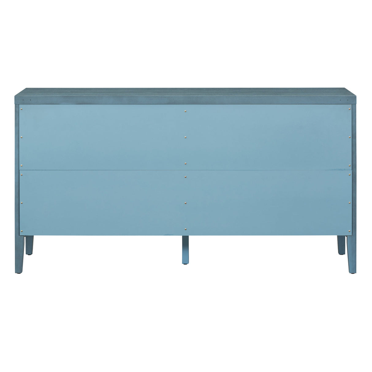 Circular Groove Design Retro Sideboard