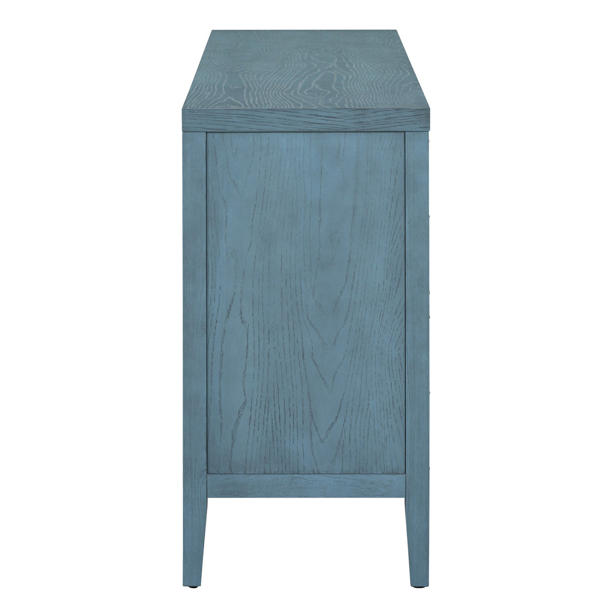 Circular Groove Design Retro Sideboard