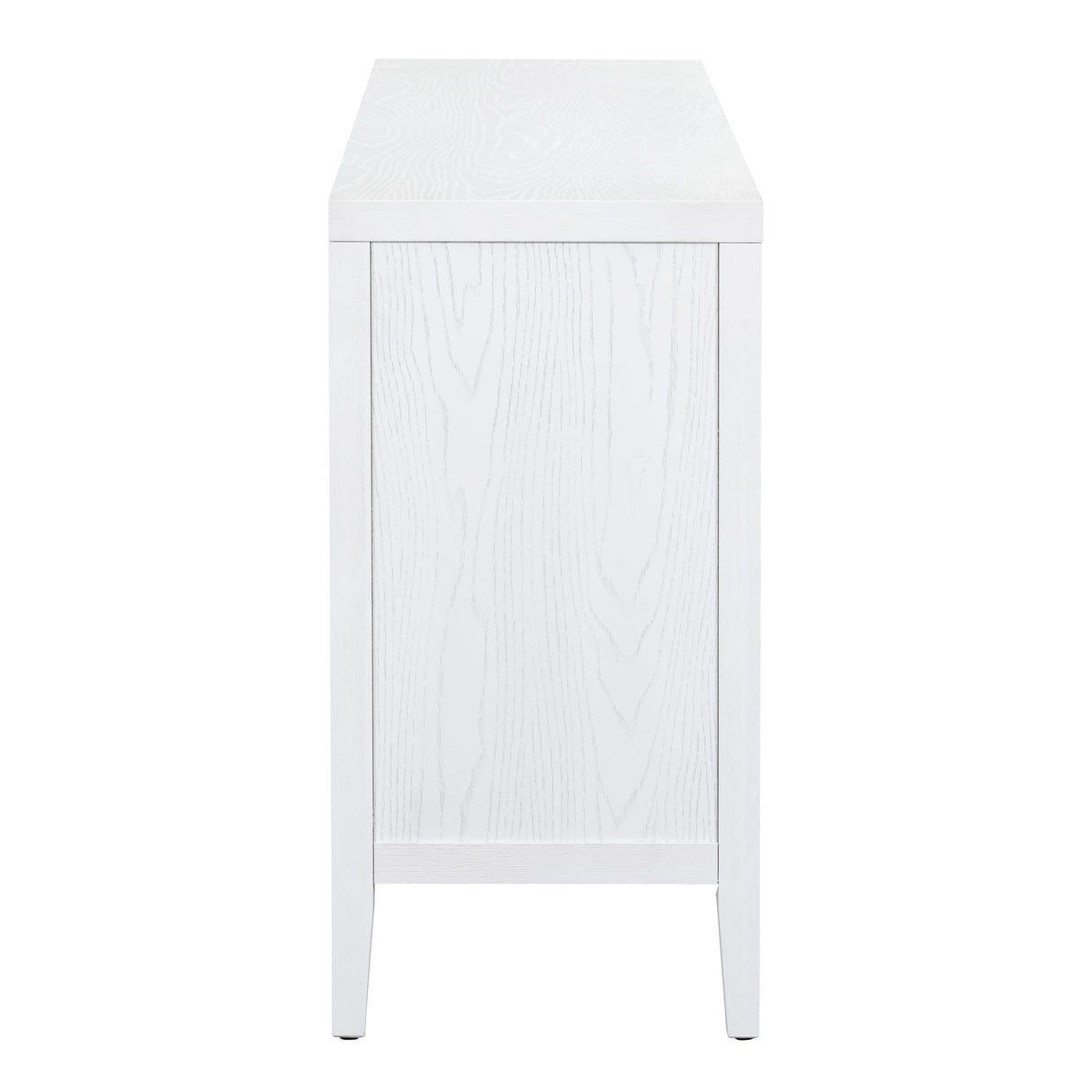 Circular Groove Design Retro Sideboard