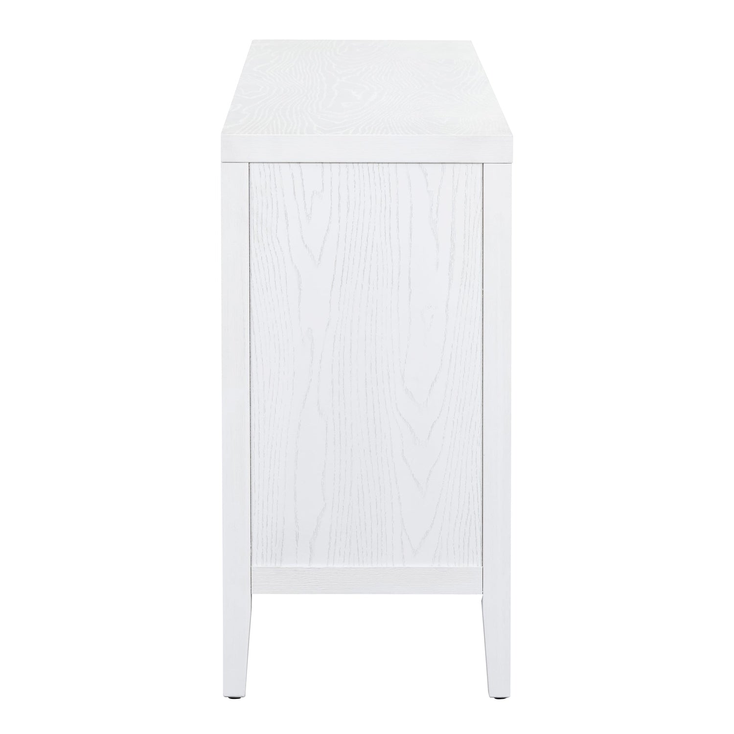 Circular Groove Design Retro Sideboard