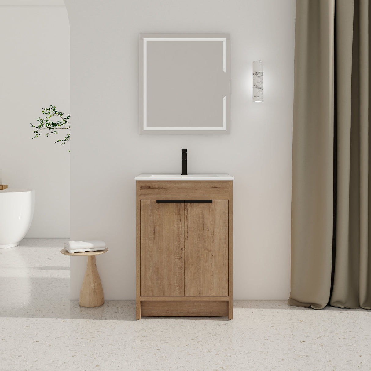 24" Freestanding Bathroom Vanity