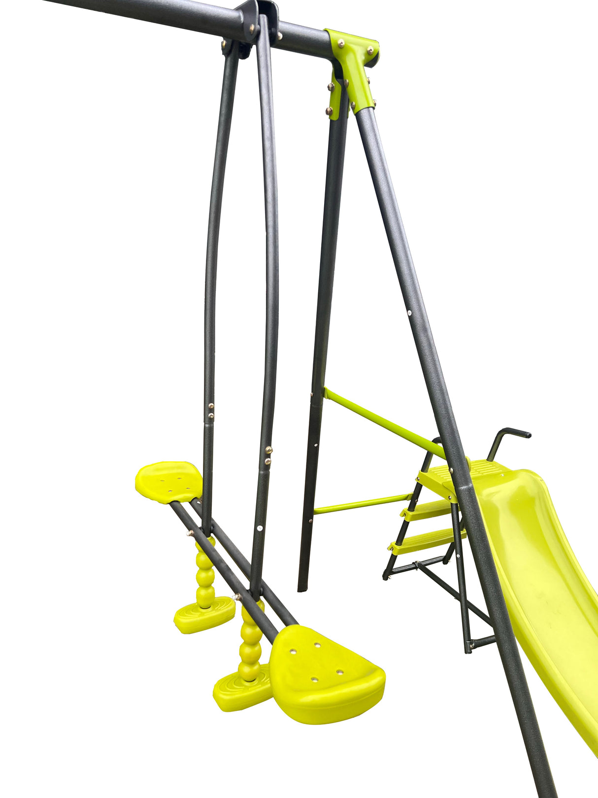Saucer Swingset With Mini Slide