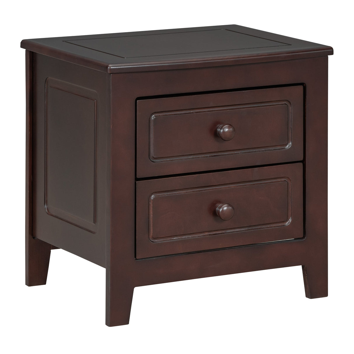 2-Drawer Nightstand for Bedroom
