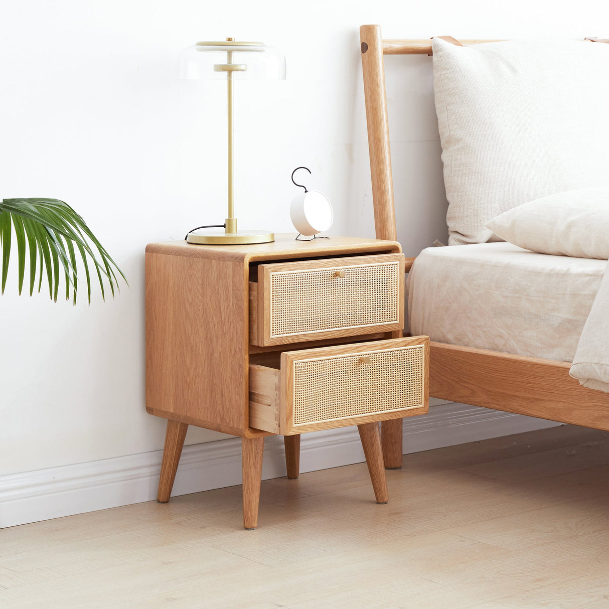 Pure Solid Wood Bedside Cabinet