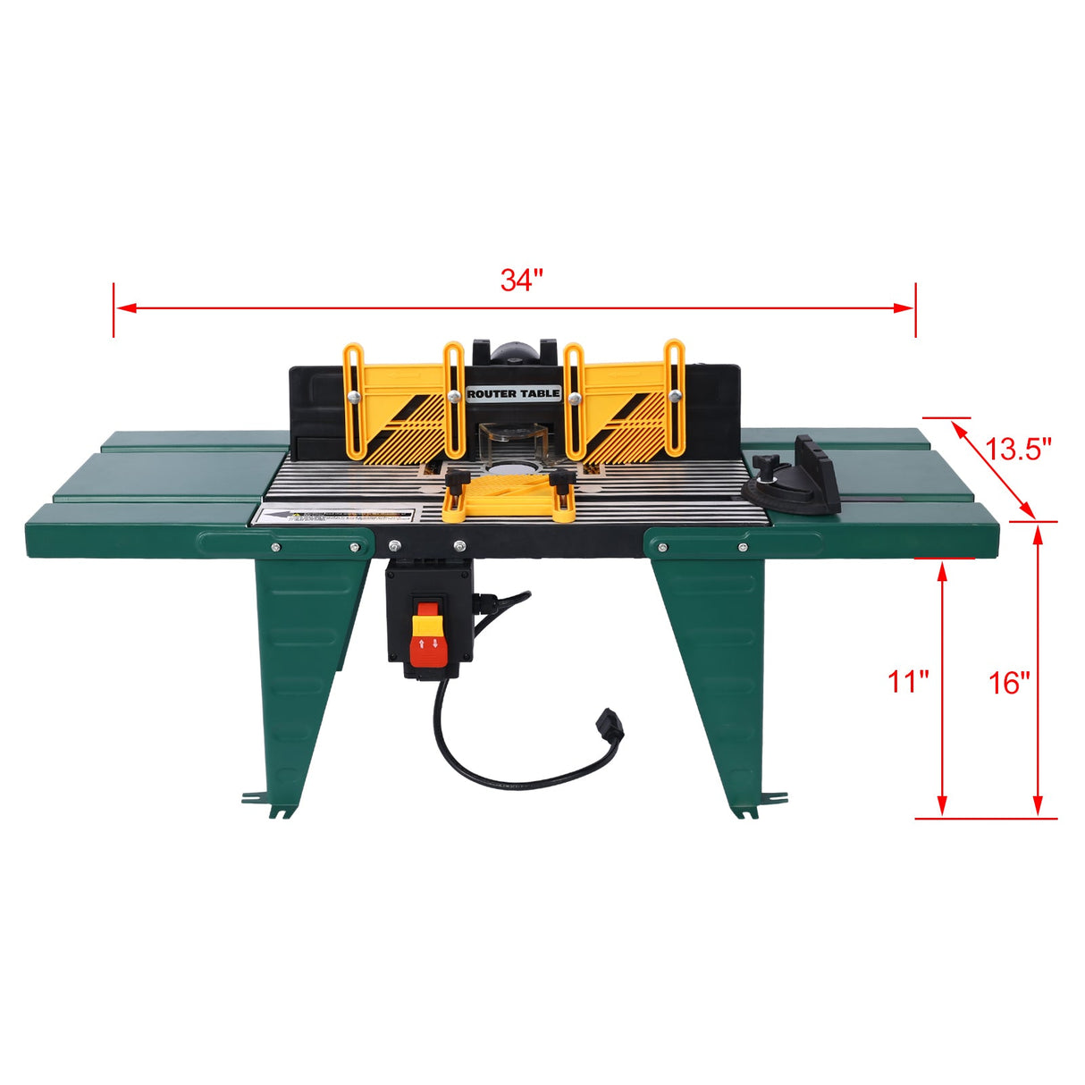 Electric Benchtop Router Table for Woodworking