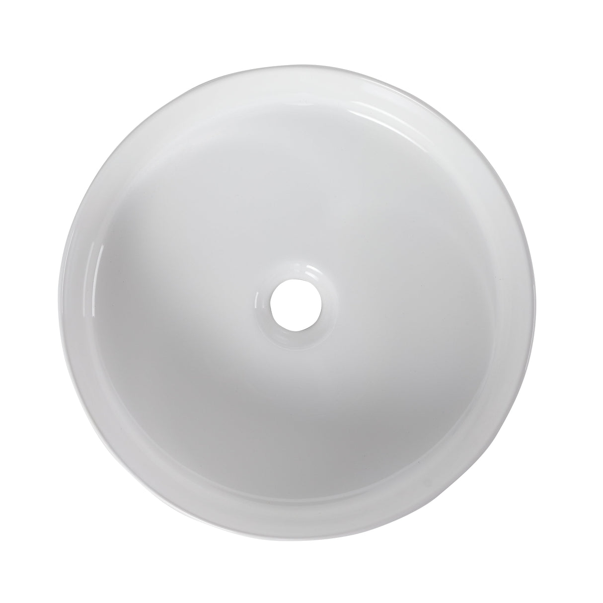 Ceramic Round Above Counter Bathroom Vessel Sink