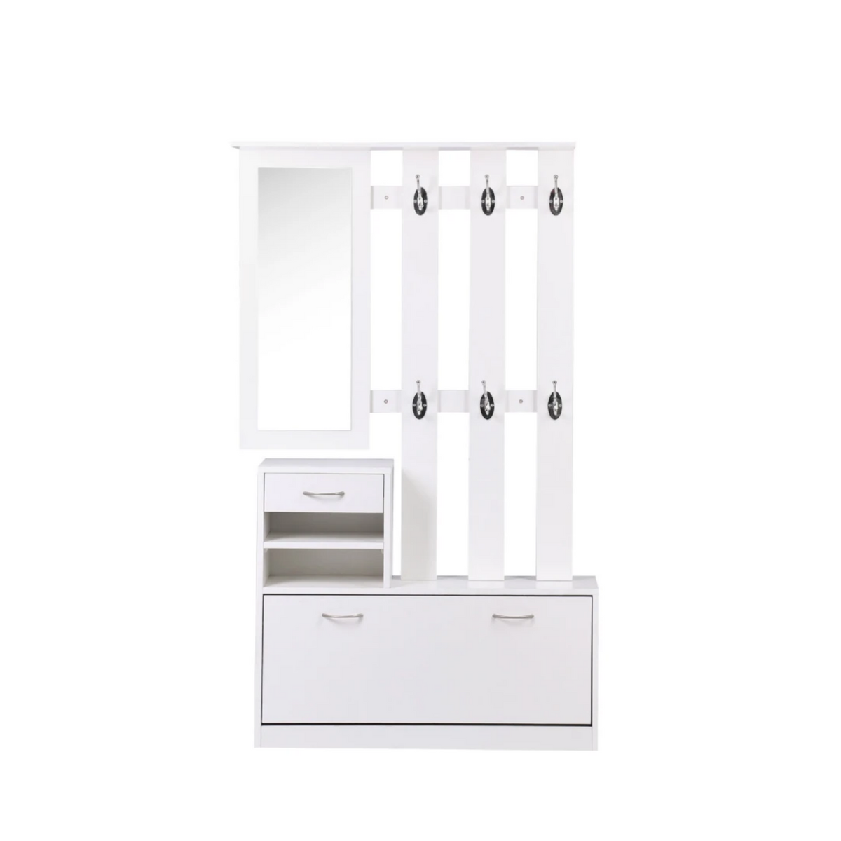 Combination Model Gate Cabinet with Shoe Cabinet & Hang Shelf