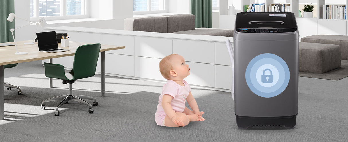 Portable Washing Machine with Imbalance Adjustment