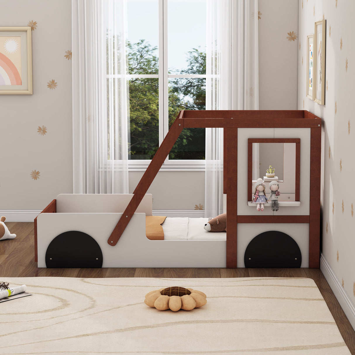 Fun Play Design Twin Size Car Bed