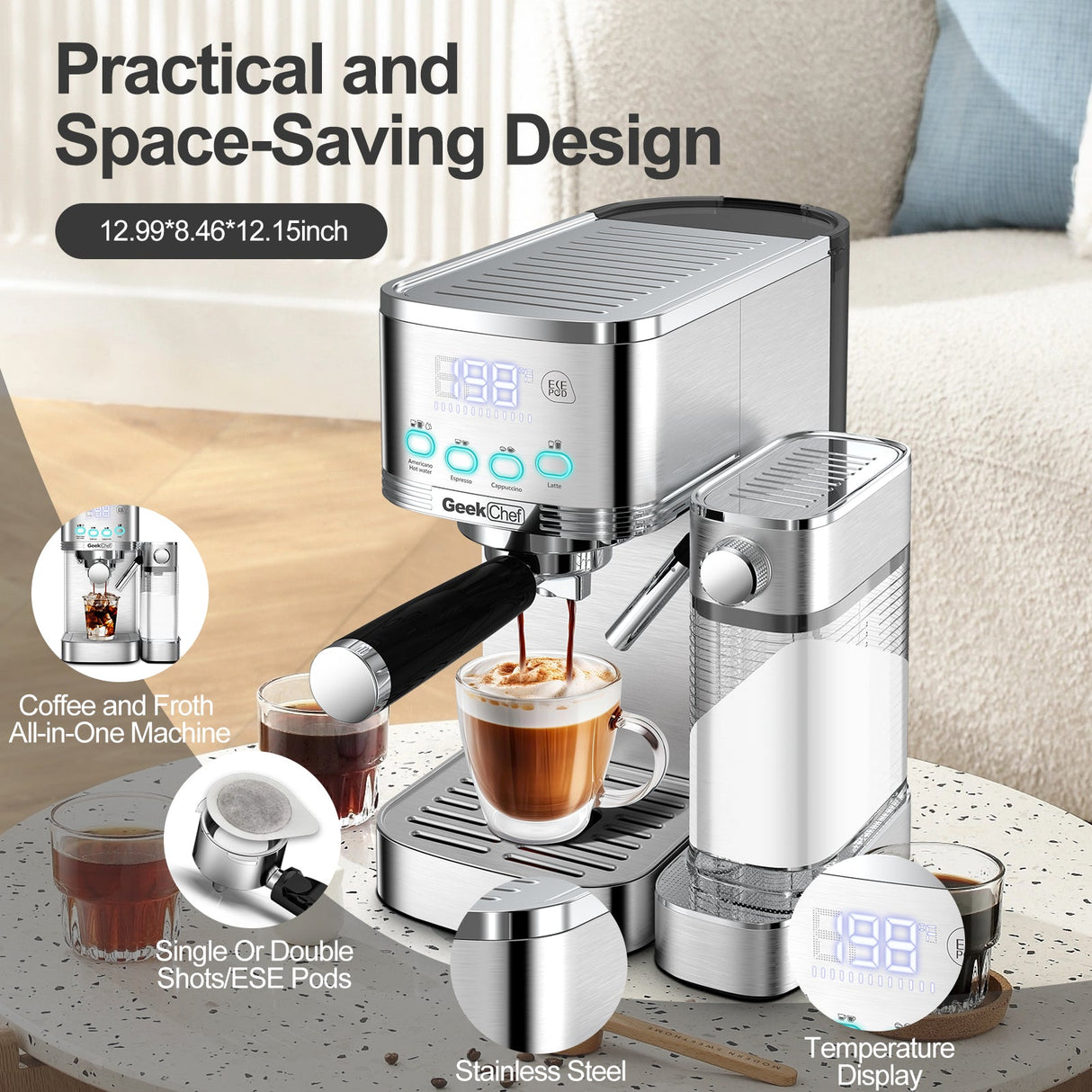Portable Washing Machine with Imbalance Adjustment