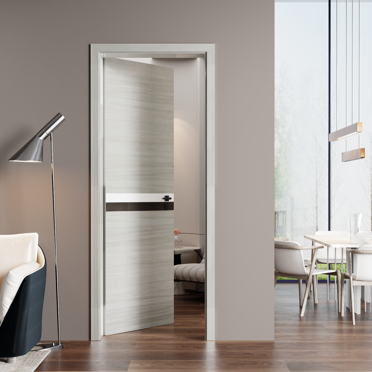 Crazy Elf 28"x84" Melamine Integrated Door Slab