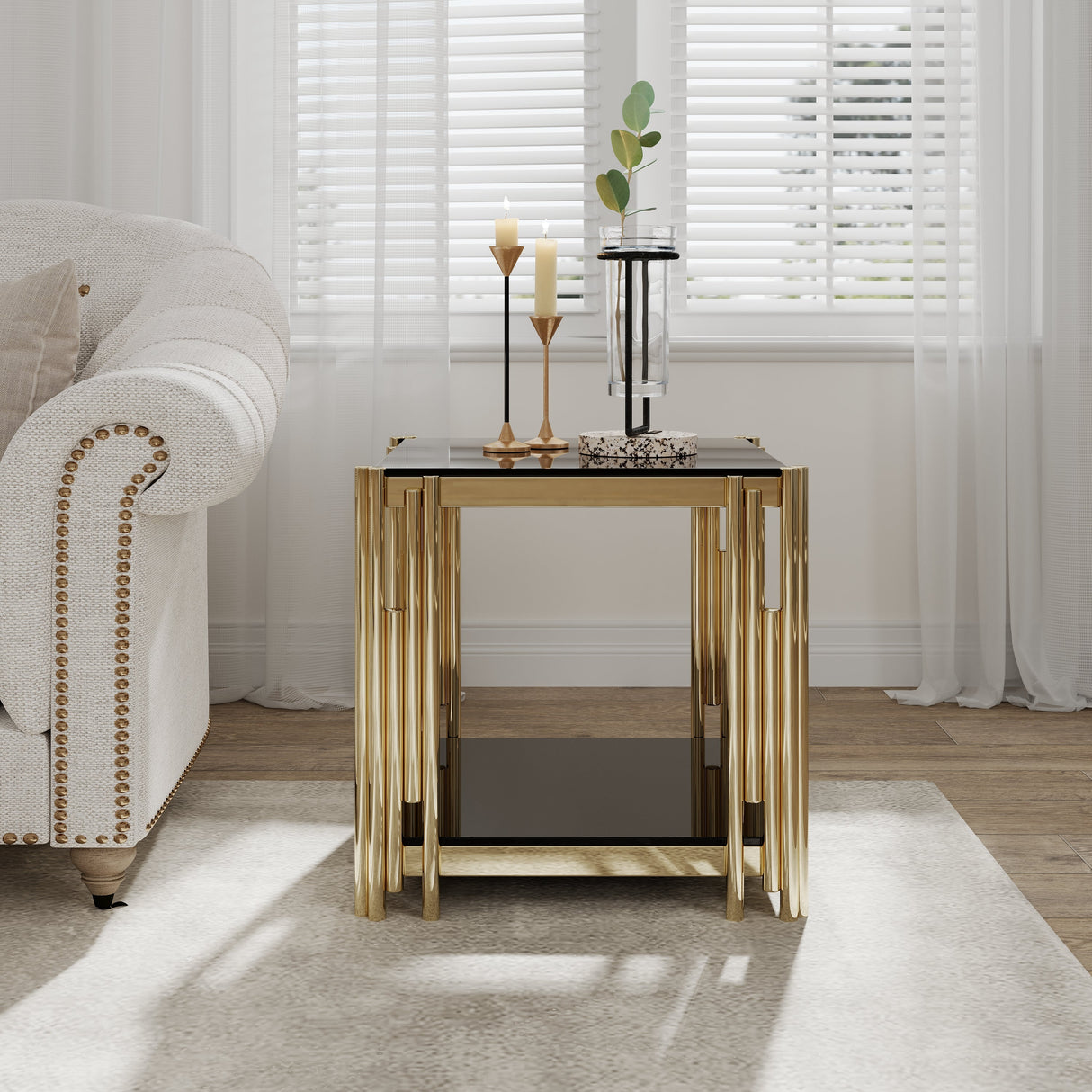 Woker Furniture 20" Wide Square End Table