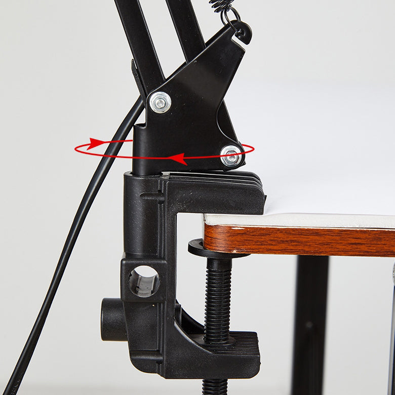Modern Minimalist Adjustable Metal Table Lamp LED Clip On Desk Light