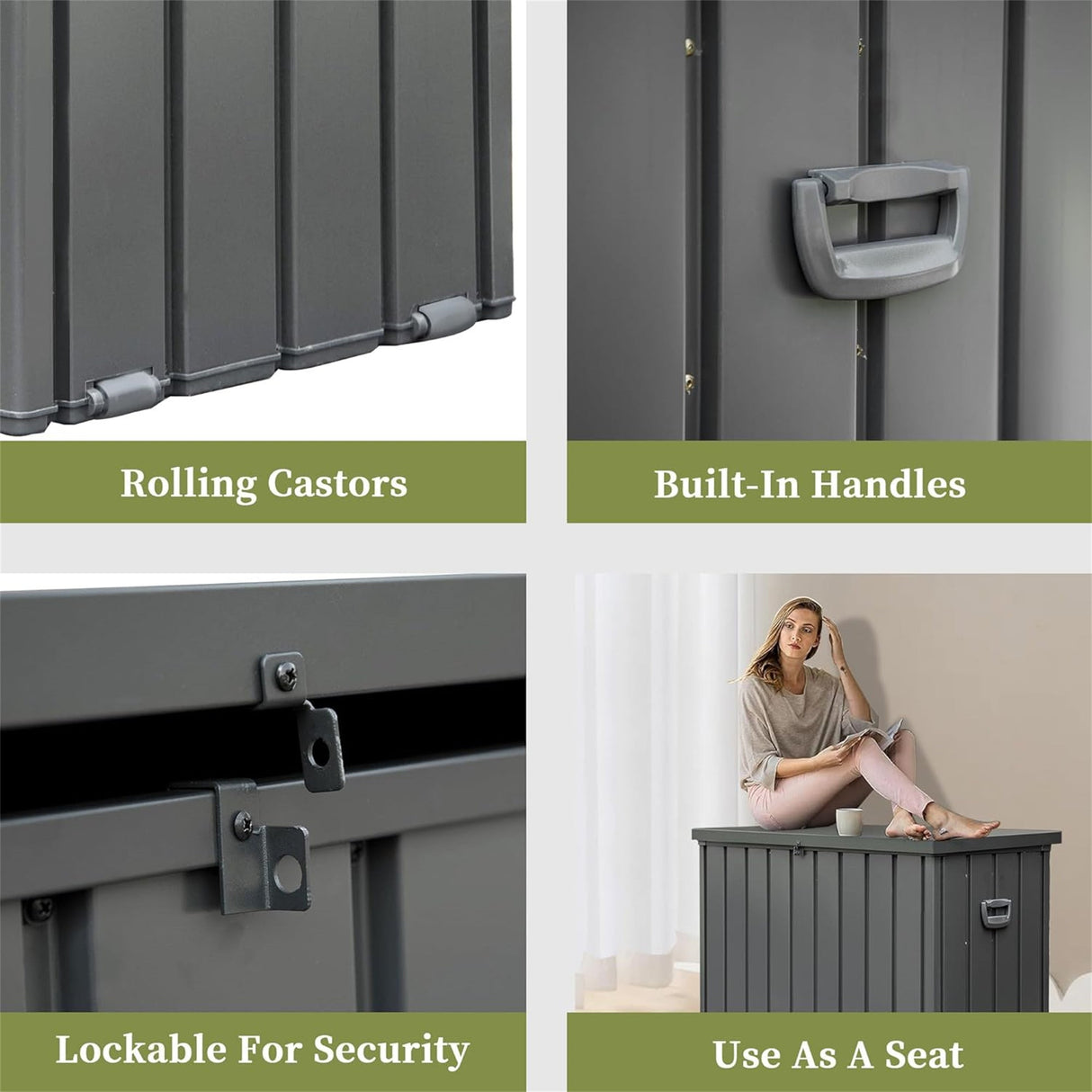 200 Gallon Outdoor Storage Deck Box