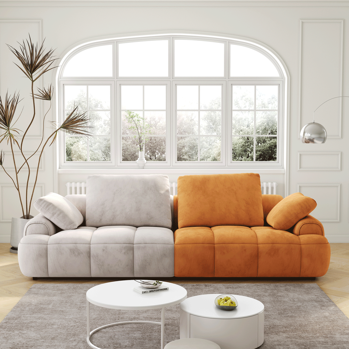 86.6″ Large Two Seat Sofa