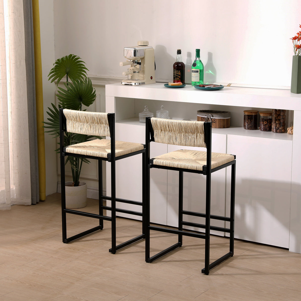 Creamy Bar Chairs Set of 2