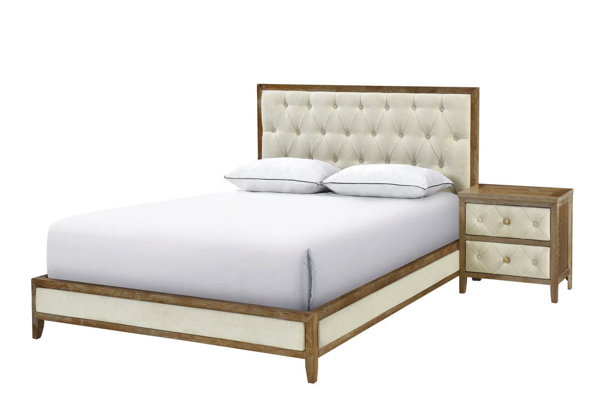 Tufted Drawer Night Stand