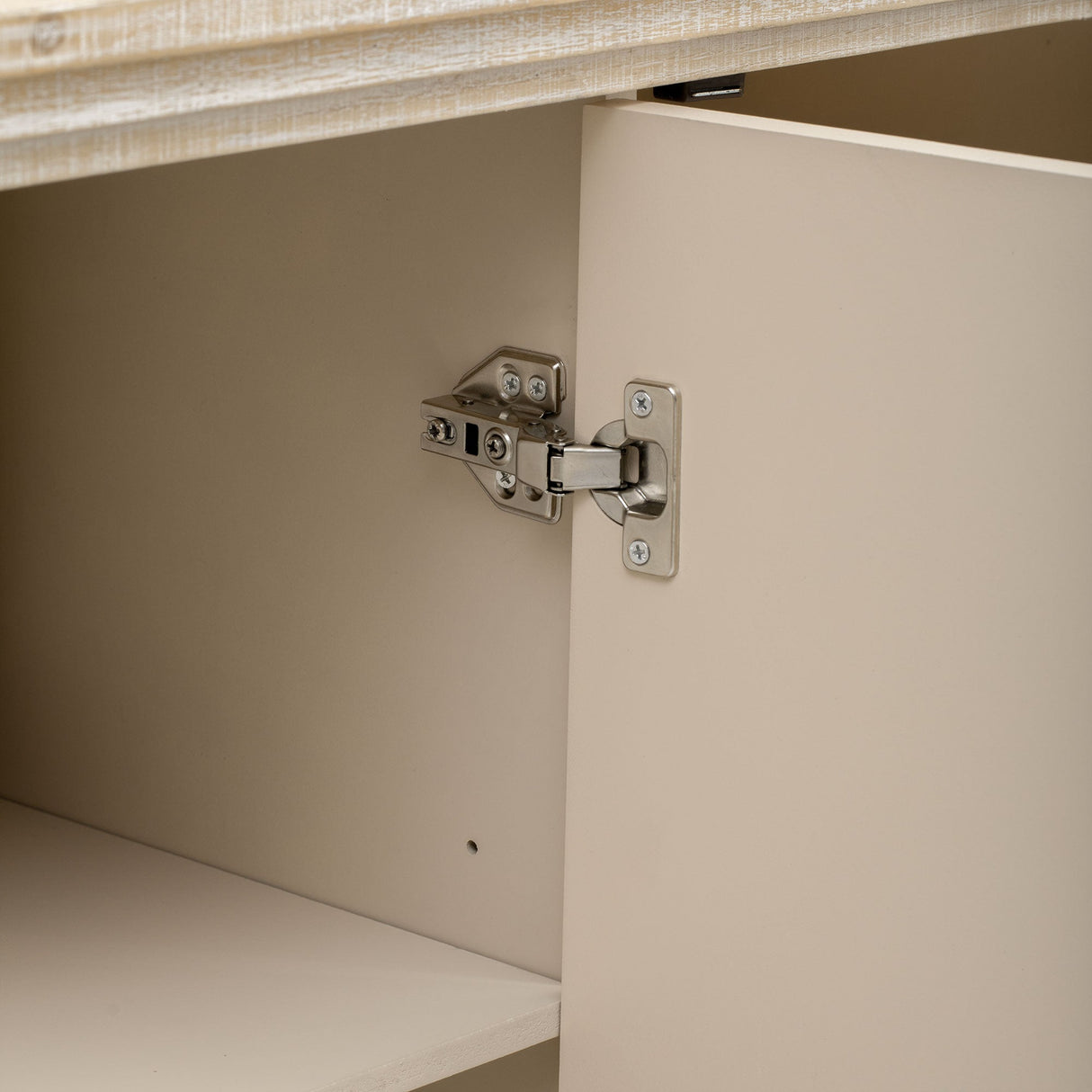 Rustic Curved Waterfall Sideboard