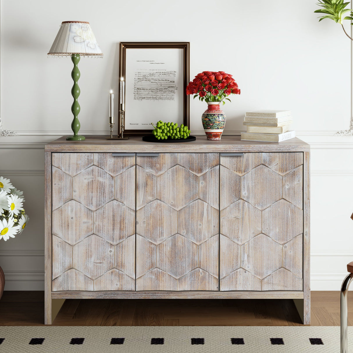 Farmhouse-Style-Sideboard-Buffets-&-Sideboards