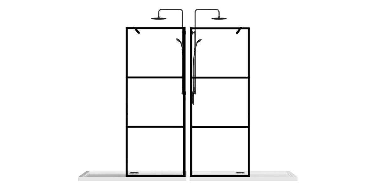 Goodyo 34" Shower Screen Door Walk-in Wet-room