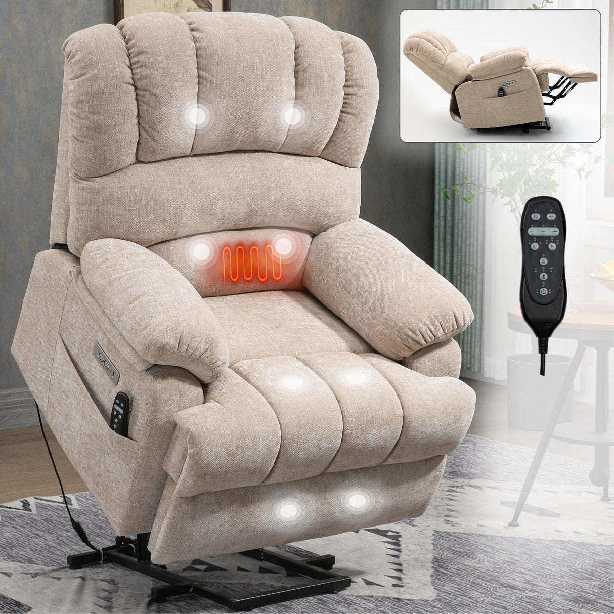 Power Lift Recliner Chair