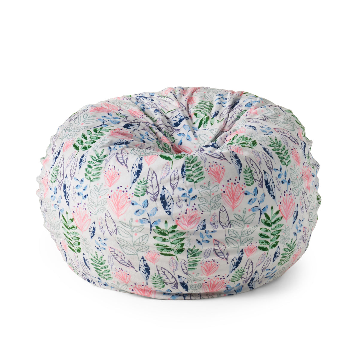 Barcadera 3 Foot Rounded Bean Bag - Leaf Print