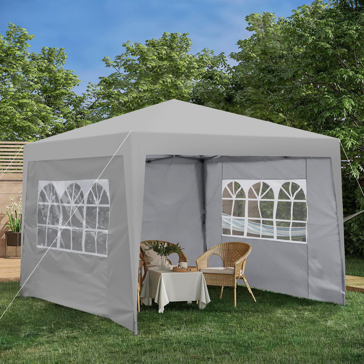 Outdoor 10x10 Ft Pop Up Gazebo Canopy Tent