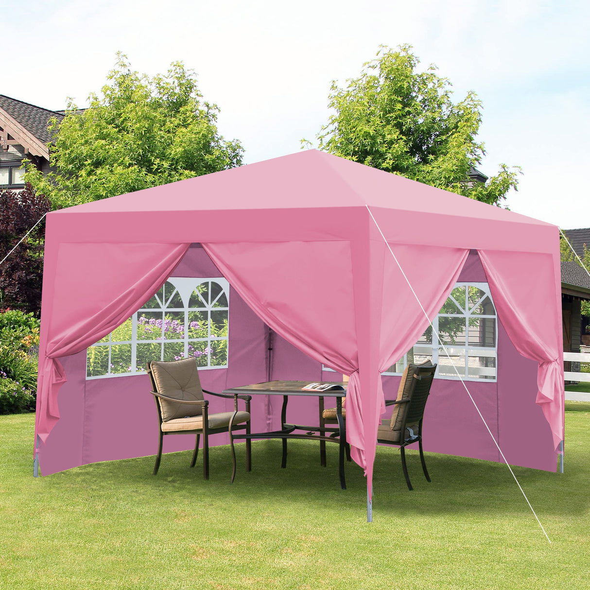 10x10ft Outdoor Pop Up Gazebo Canopy Tent