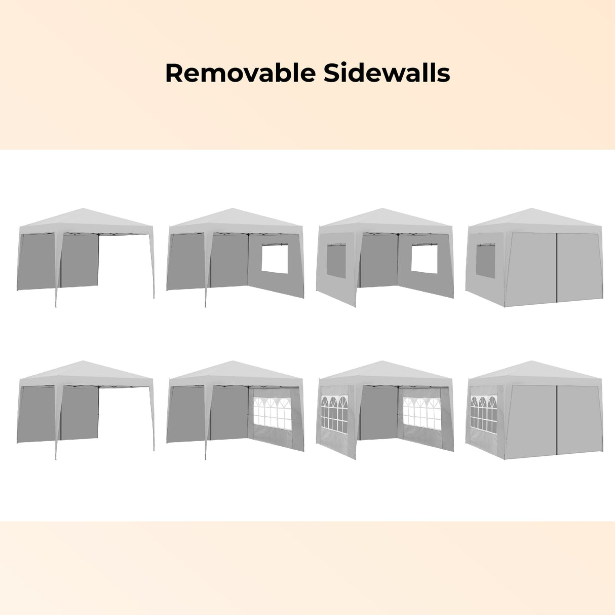 10x10ft Outdoor Pop Up Gazebo Canopy Tent