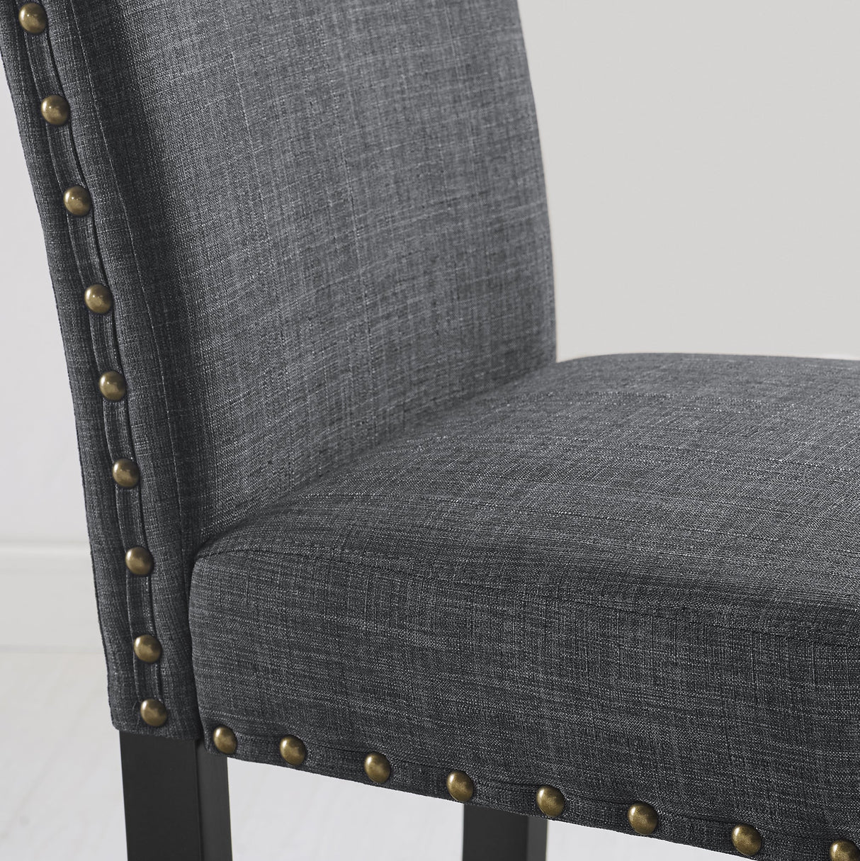 Eleanor Upholstered Dining Chairs with Nailhead Trim, Set of 2
