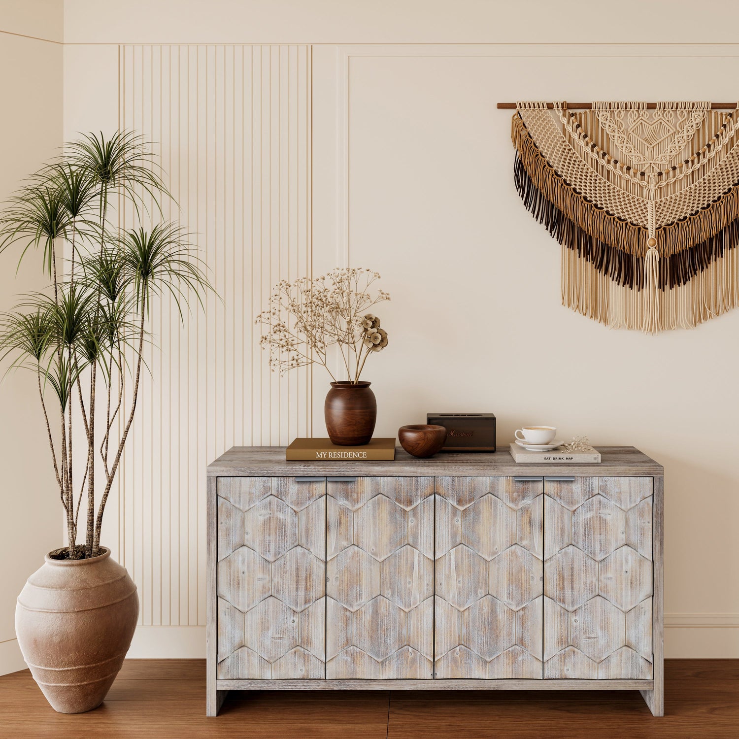 Modern Accent Sideboard