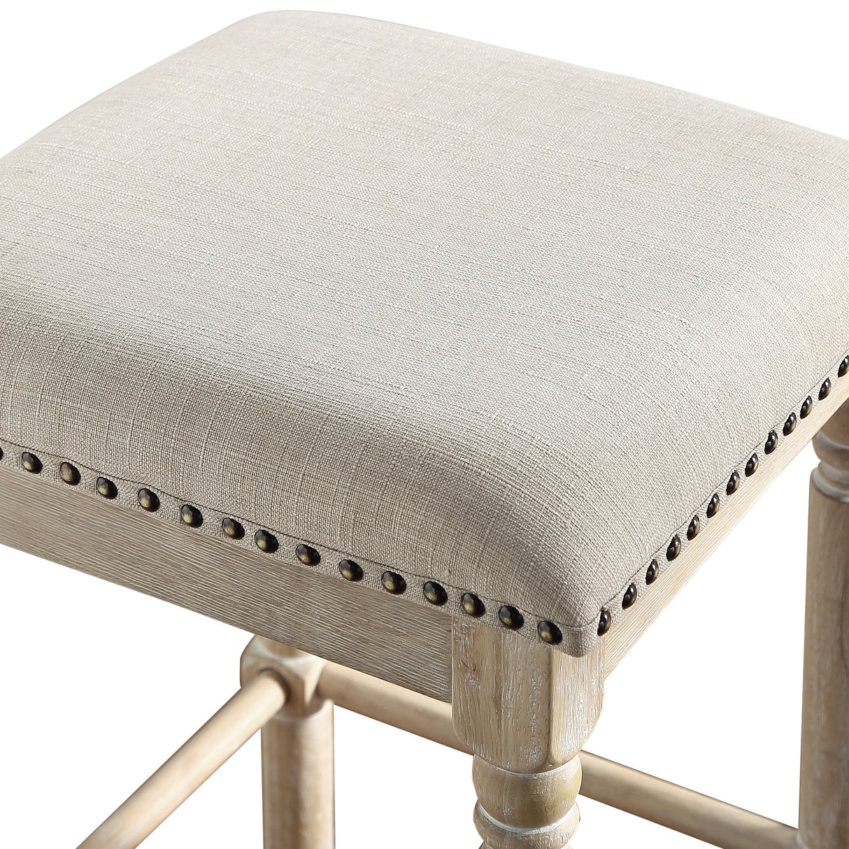 Arnhem Wood Upholstered Counter Stool, Set of 2