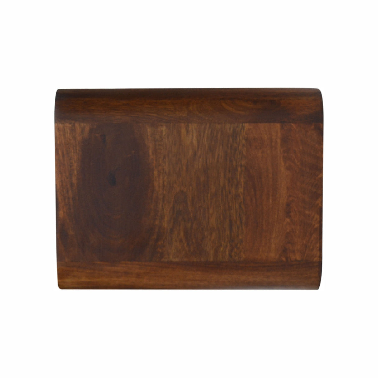 Solid Wood Floating Console, 2-Drawers, 1 Open Slot
