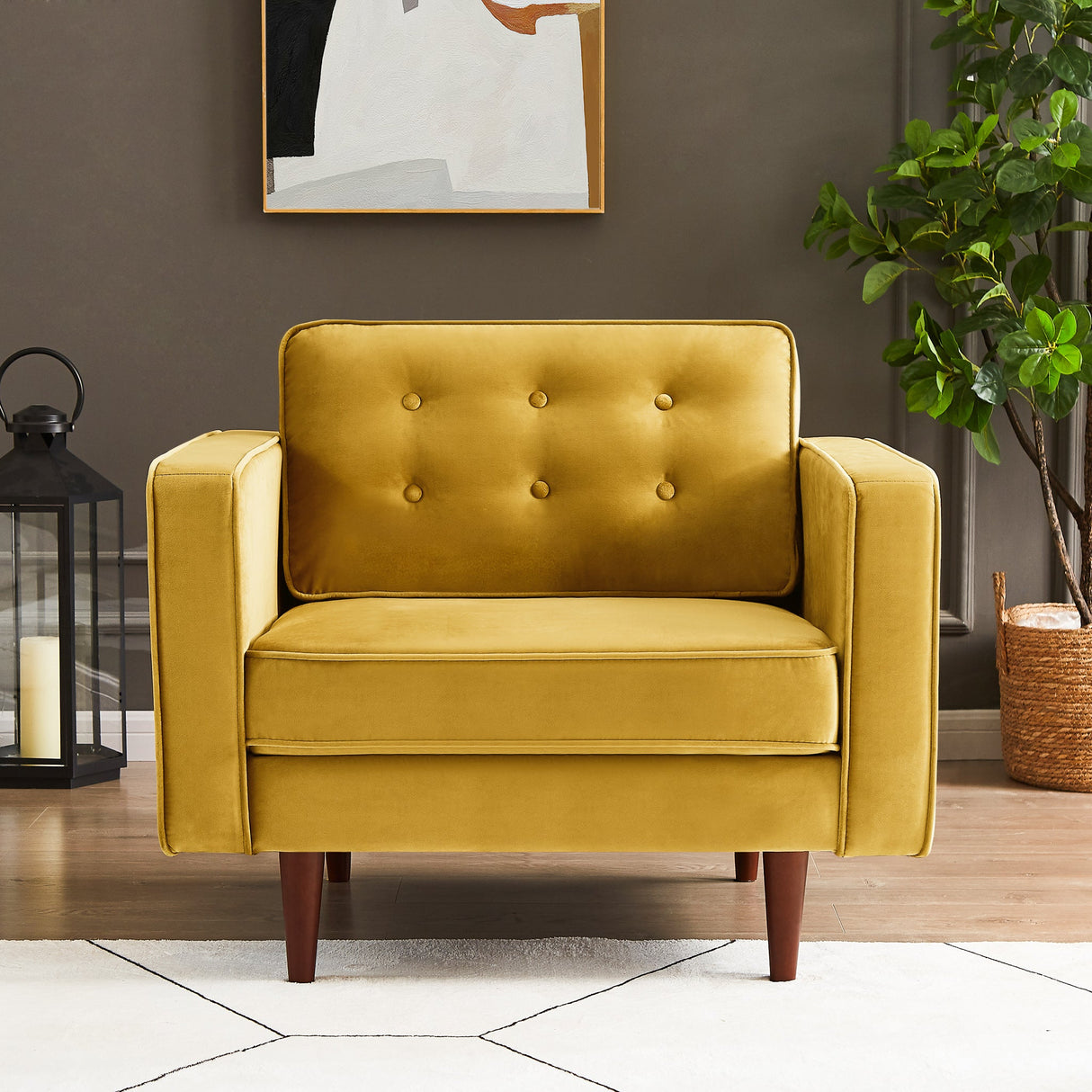 Casey Velvet Lounge Chair