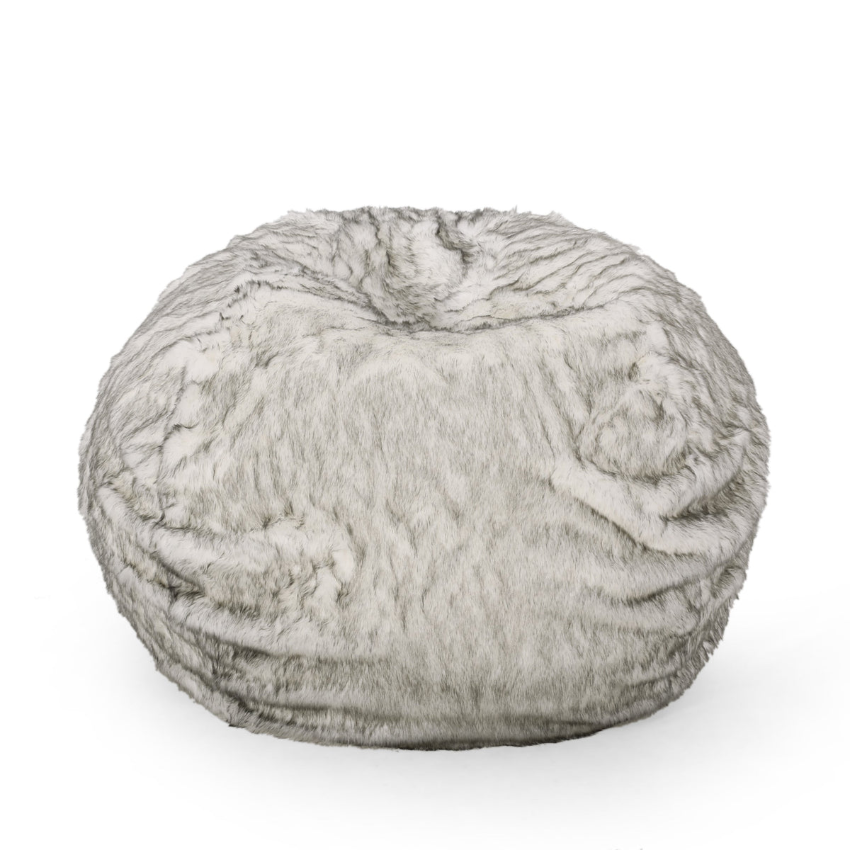 Negar 5 Foot Rounded Short Faux Fur Bean Bag