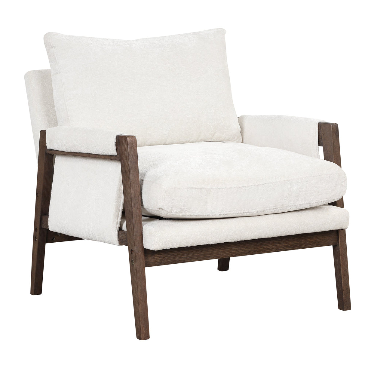 Kelly Mid-Century Modern Velvet Accent Armchair
