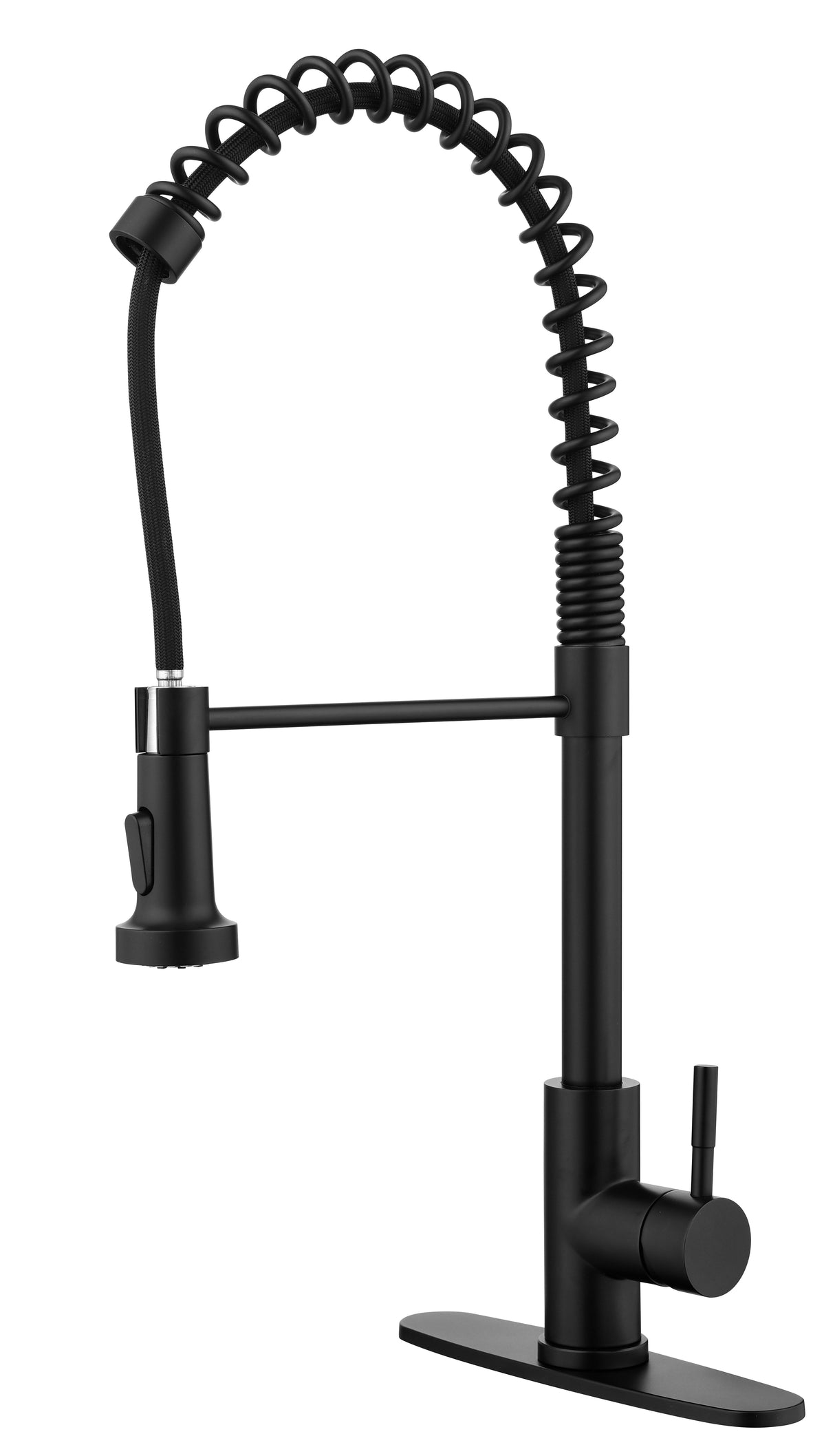 Spring Kitchen Faucet with Pull-Out Sprayer