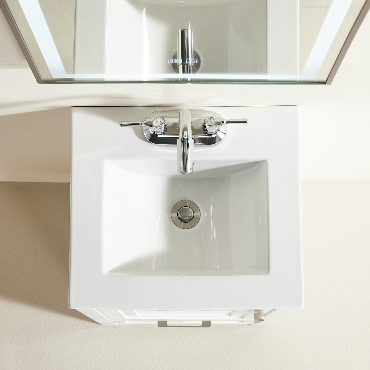 Fully Assembled 18'' Bathroom Vanity