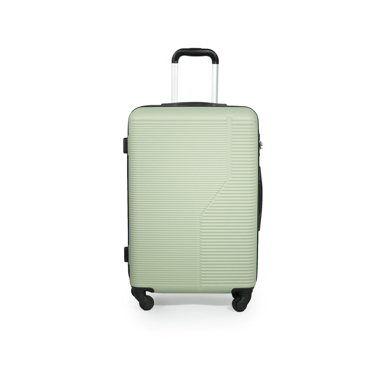 7-Piece ABS Lightweight & Durable Luggage Set in Green