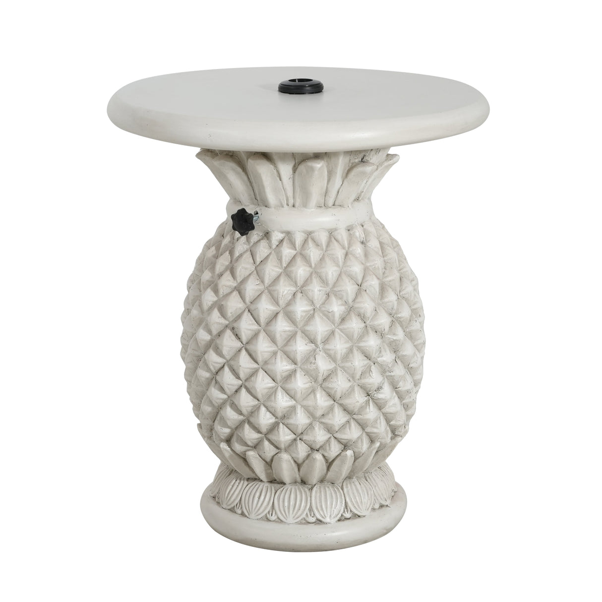 Lillian Outdoor Pineapple-Shaped Magnesium Oxide Umbrella Base