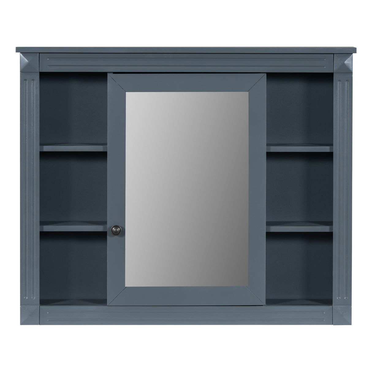 Bathroom Vanity With Top Sink, Mirror Cabinet, 2 Soft Closing Doors & 2 Drawers