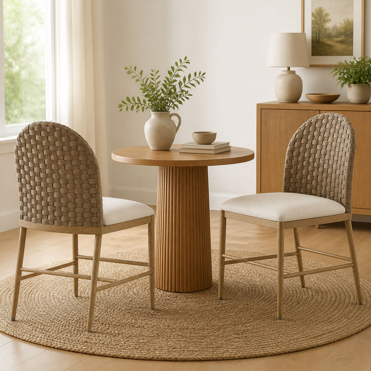 Farmhouse Dining Chairs Set of 2