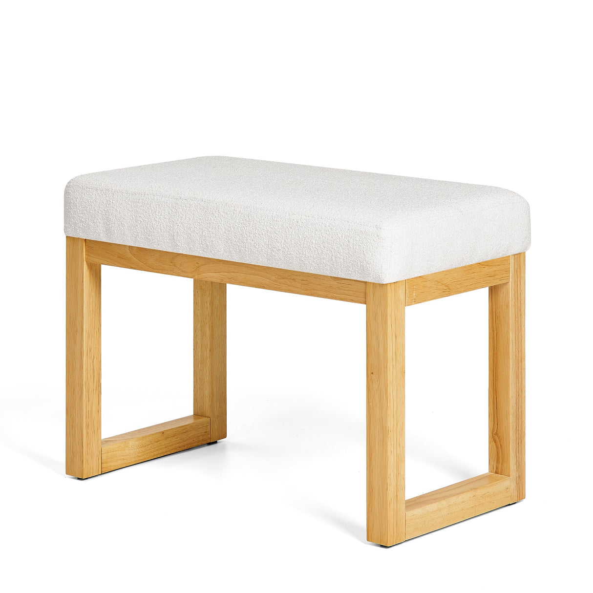 Shoe-Changing Bench with Cushioned Seat