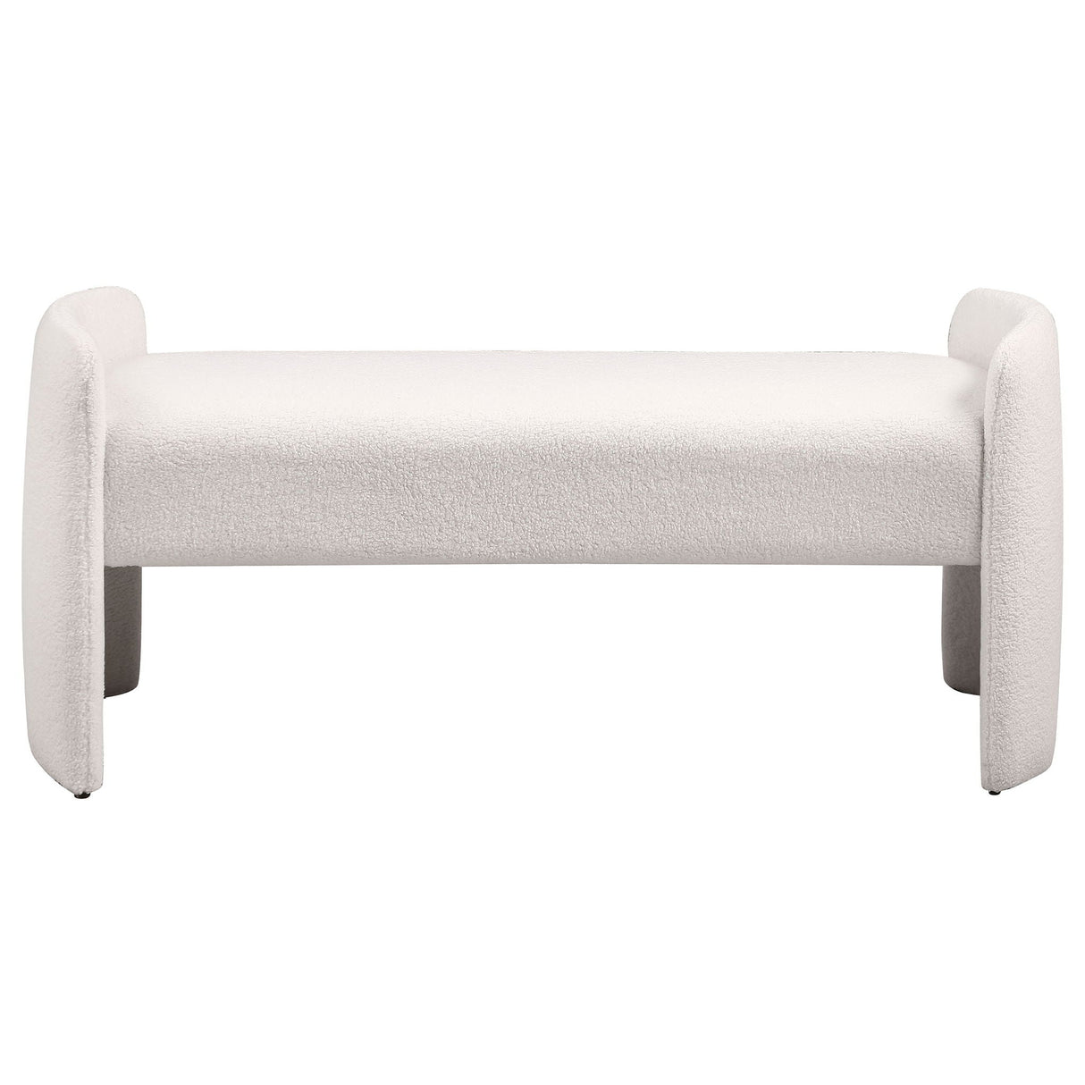 Joshua - Upholstered Accent Bench - Ivory