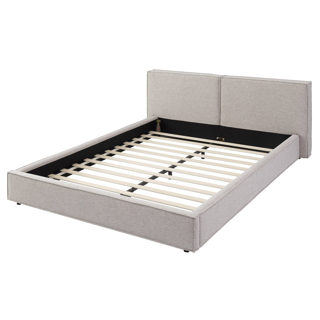 Modern Tufted Queen Size Upholstered Platform Bed Frame