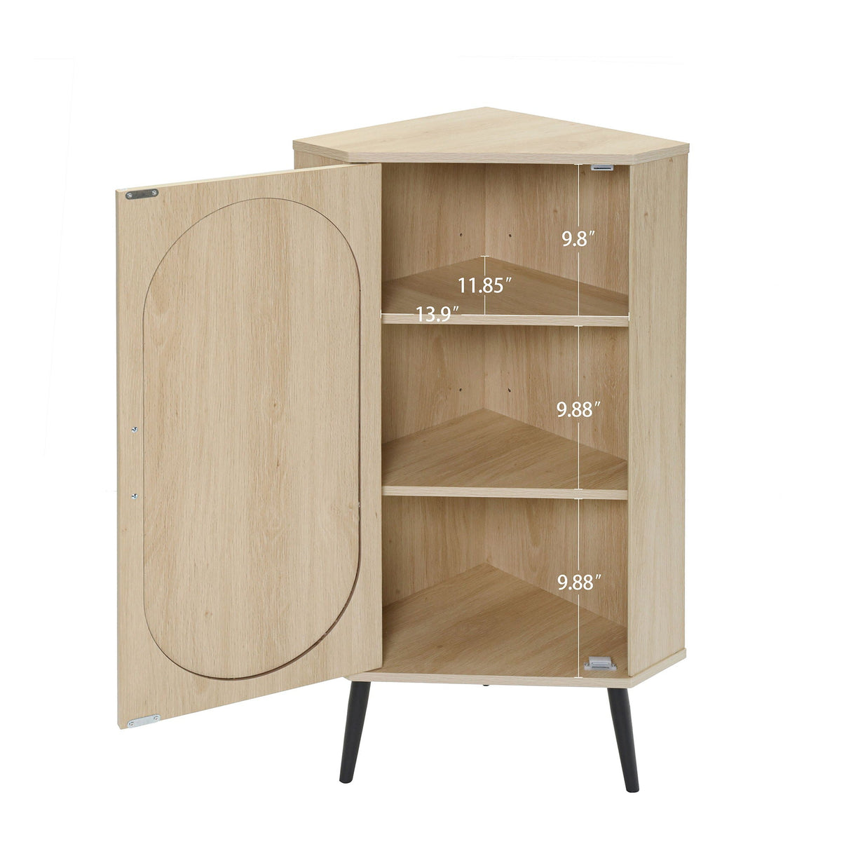 Freestanding Corner Corner Cabinet For Living Room
